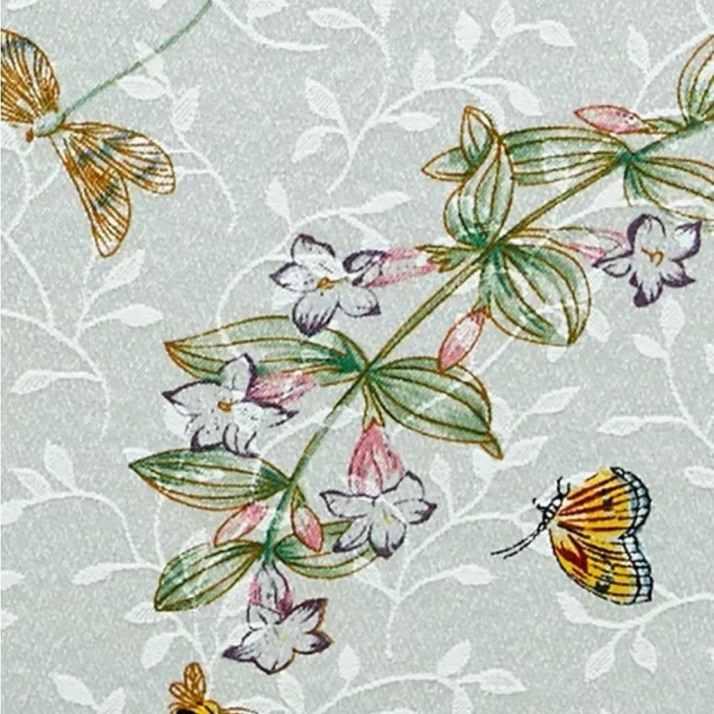 Lenox Butterfly Floral Table Runner - 14”x 70”